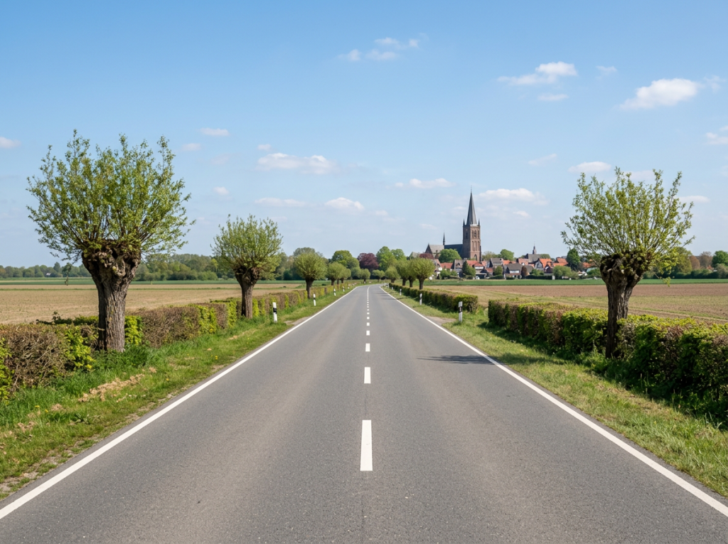 Gute Verkehrsanbindung am Niederrhein