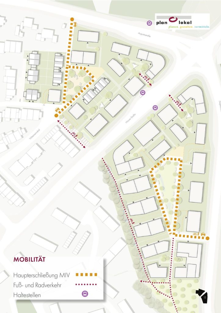 Mobilitätskonzept für das Quartier Augustabogen