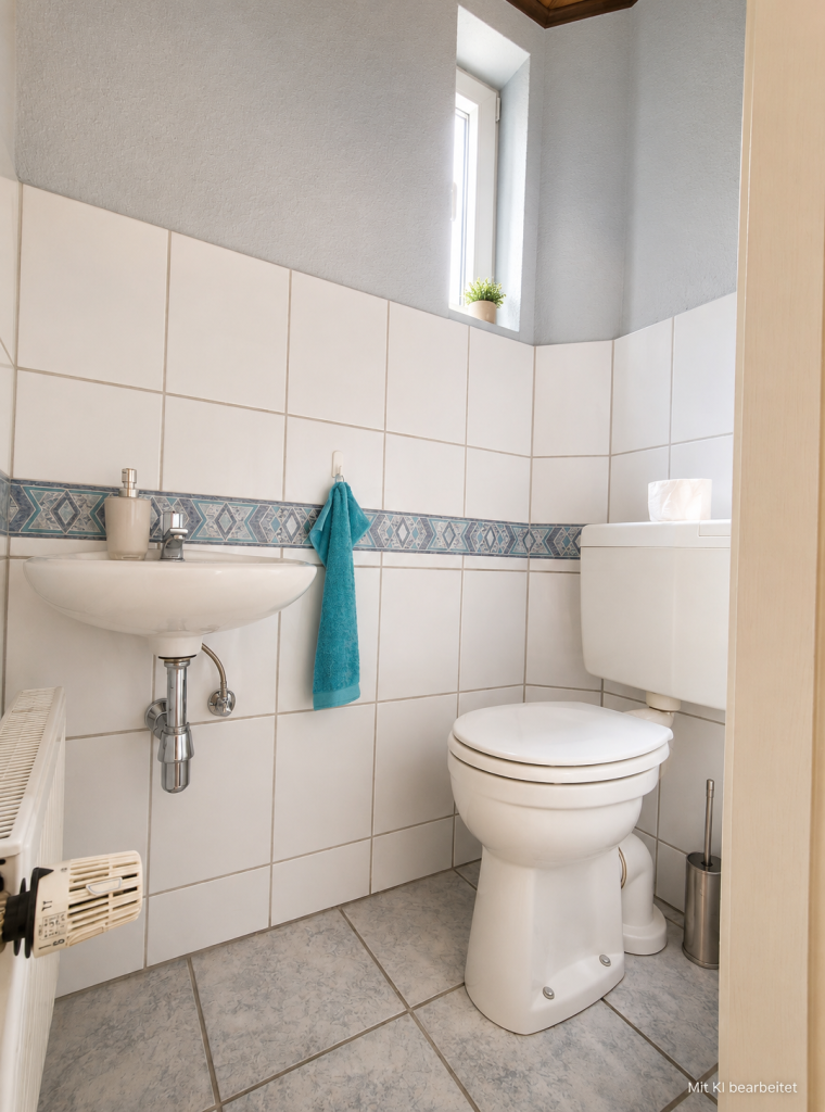 Gäste-WC im Erdgeschoss